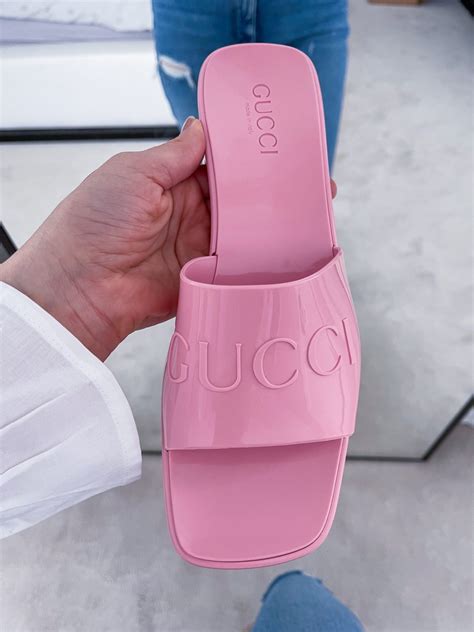 red gucci jellies|Gucci jelly thong sandals.